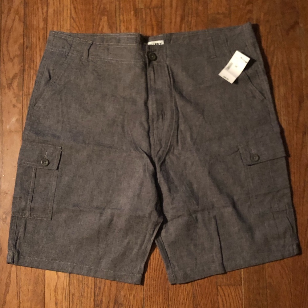 Distillery Apparel Men’s Oversize Grey Cargo Shorts